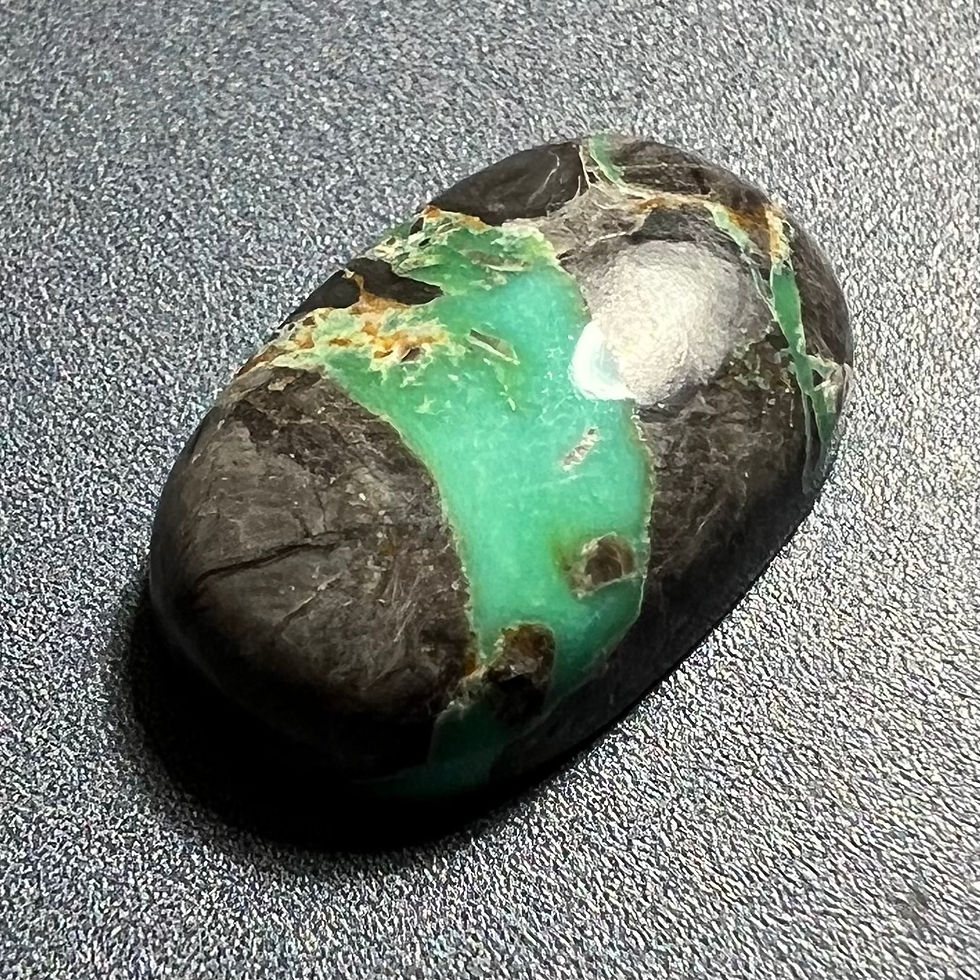 Thumbnail: Northern Lights Natural Turquoise Cabochon