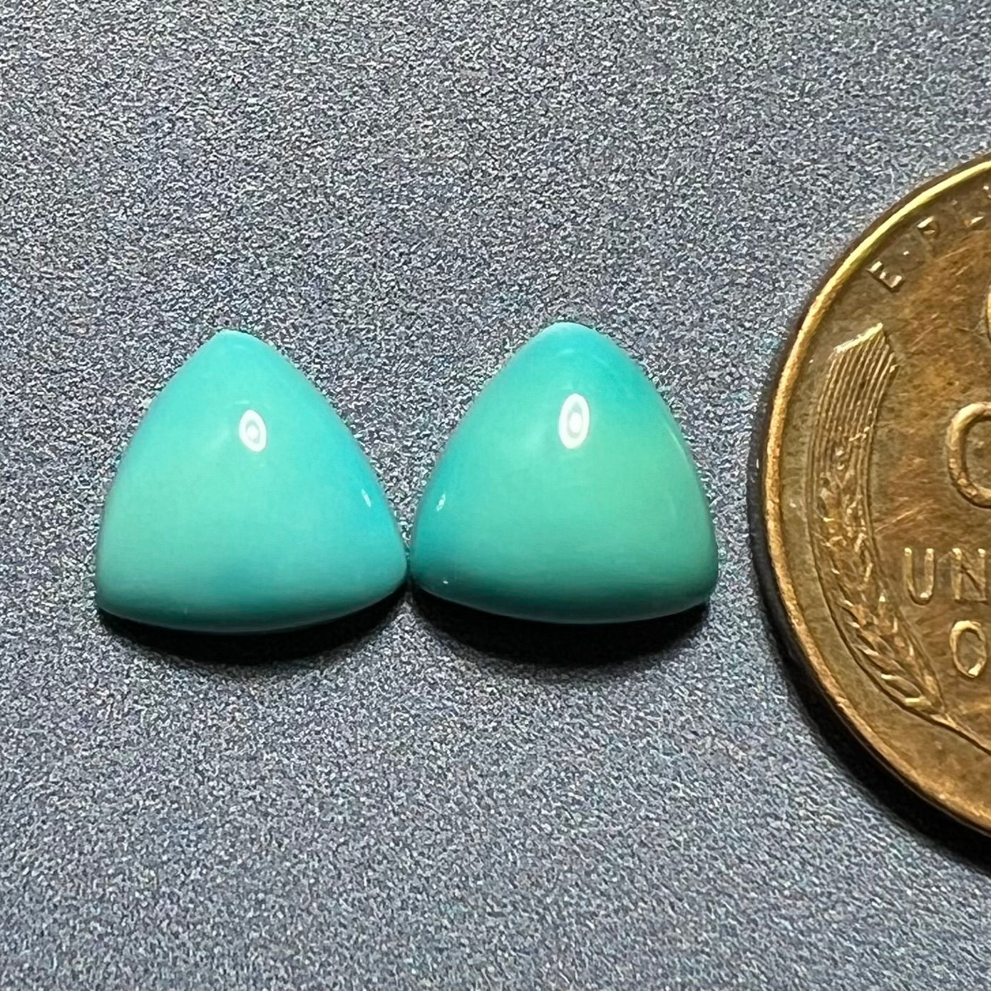 Supernova Mine Turquoise Cabochon, 8mm, Stabilized