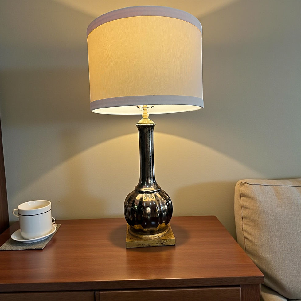 Metallic Table Lamp