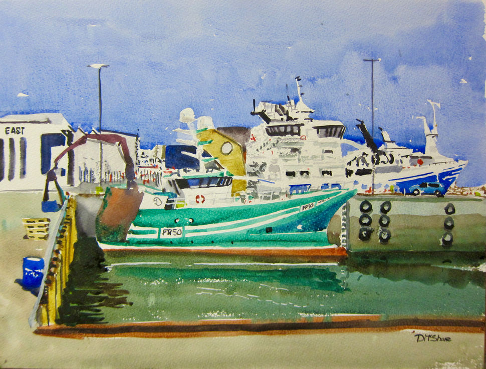 Fraserburgh Harbour.