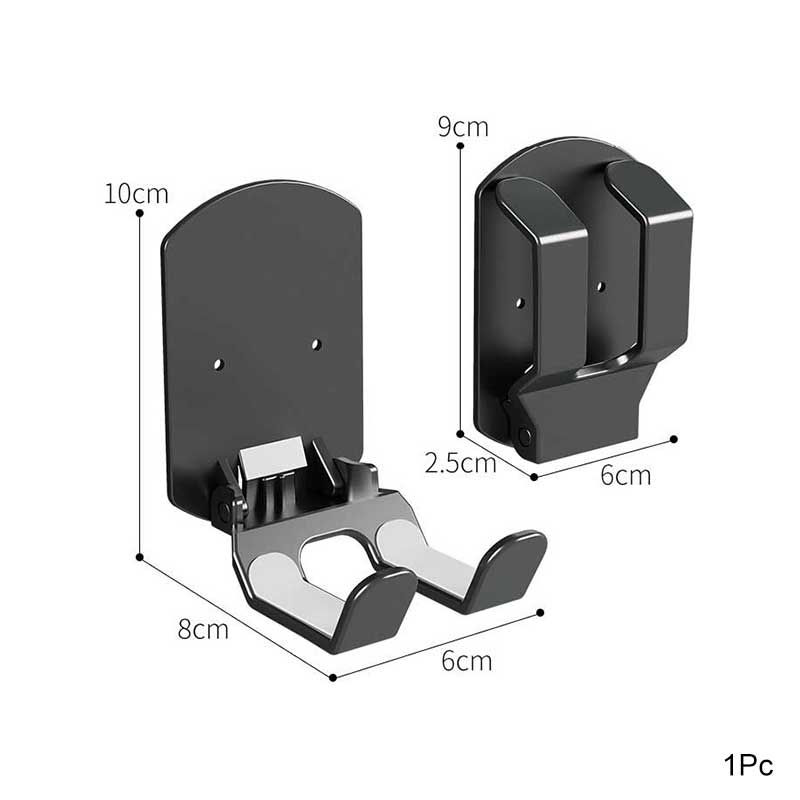 Thumbnail: Universal Headphone Stand Adhensive Plastic Wall Mount Hanger Under Desk Headset