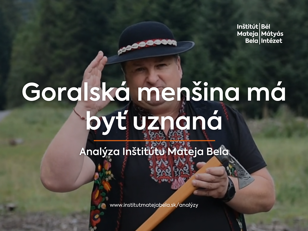 Goralská menšina má byť uznaná