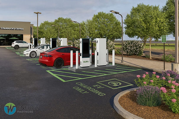 Xura EV Charging Rendering