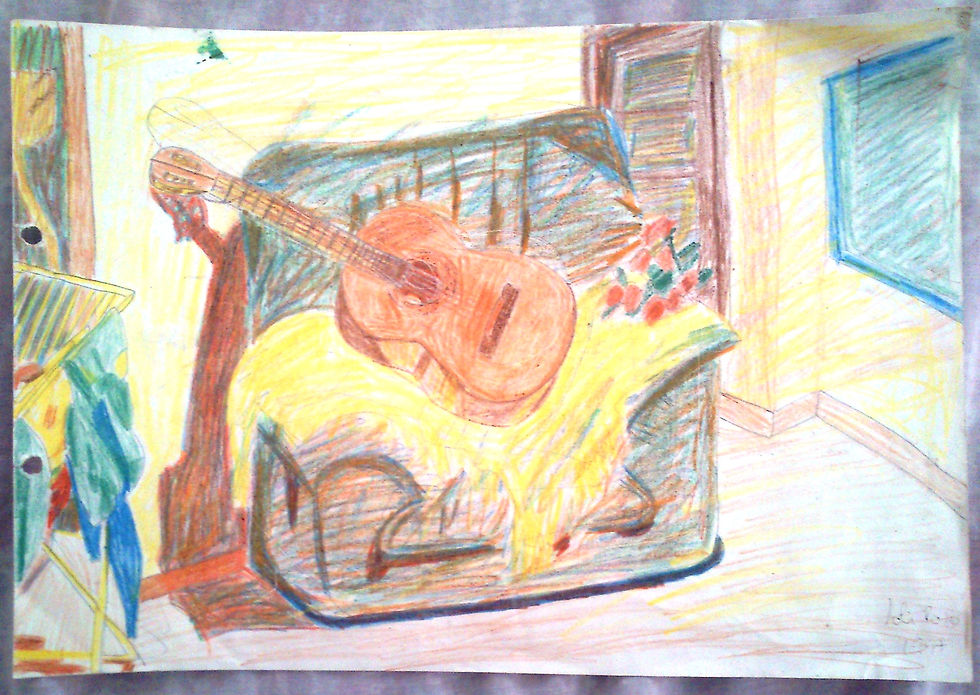 Dibujo con lápices de colores