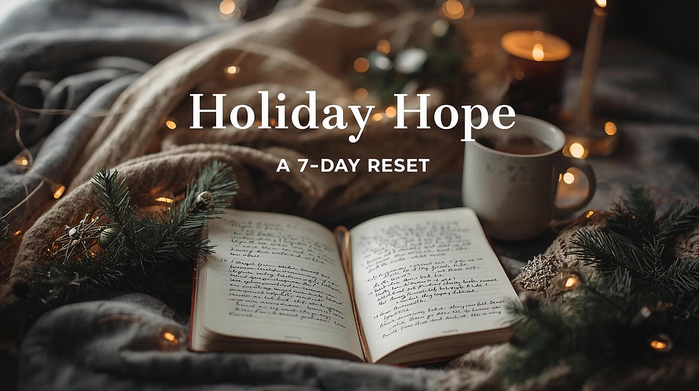 New Roads New Rules Holiday Hope Journal
