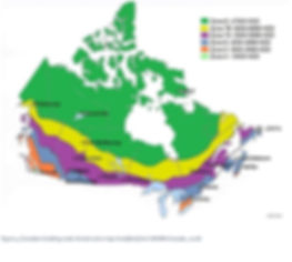 Canadian climate zone map