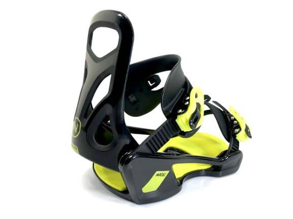 【NIDECKER　BINDING　MAGIC】  Black    size   S  /  ジュニア・キッズのスノーボードビンディング