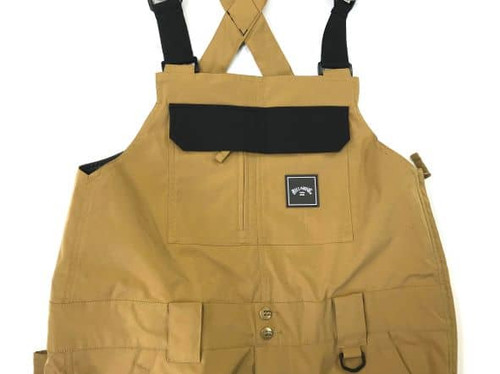 BILLABONG LIGHT SHELL BIB PANT カラー：DGL サイズ：M /ストレッチ