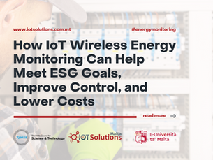 Maximizing Efficiency: How IoT Wireless Energy Monitoring Can Help Meet ESG Goals, Improve Control, and Lower Costs