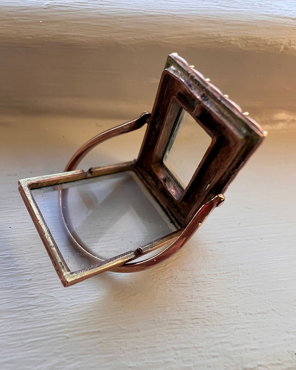 Thumbnail: Georgian Swivel Locket Ring 