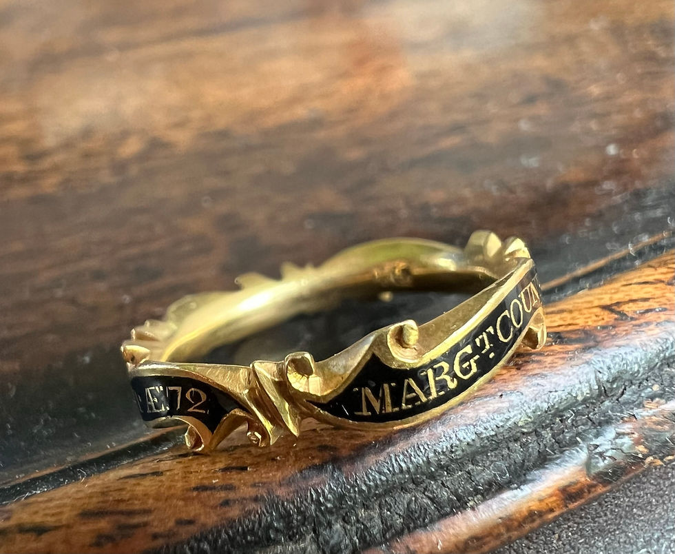Countess of Hardwicke Mourning Ring 1761