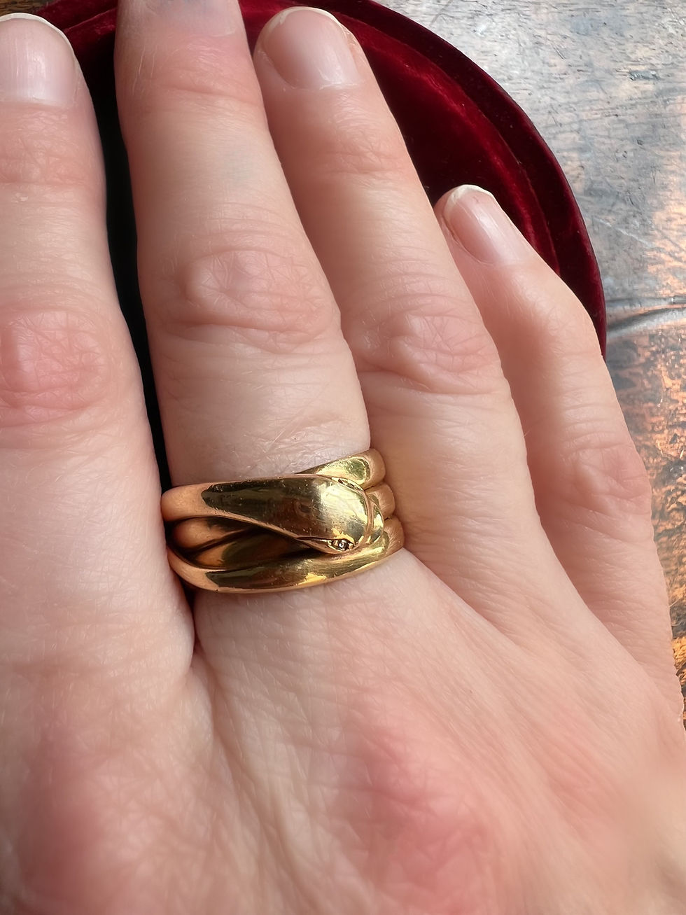 Thumbnail: Victorian Snake Ring 1882