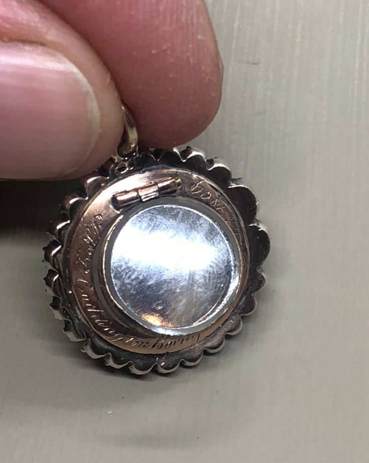 Thumbnail: George III diamond locket 1809