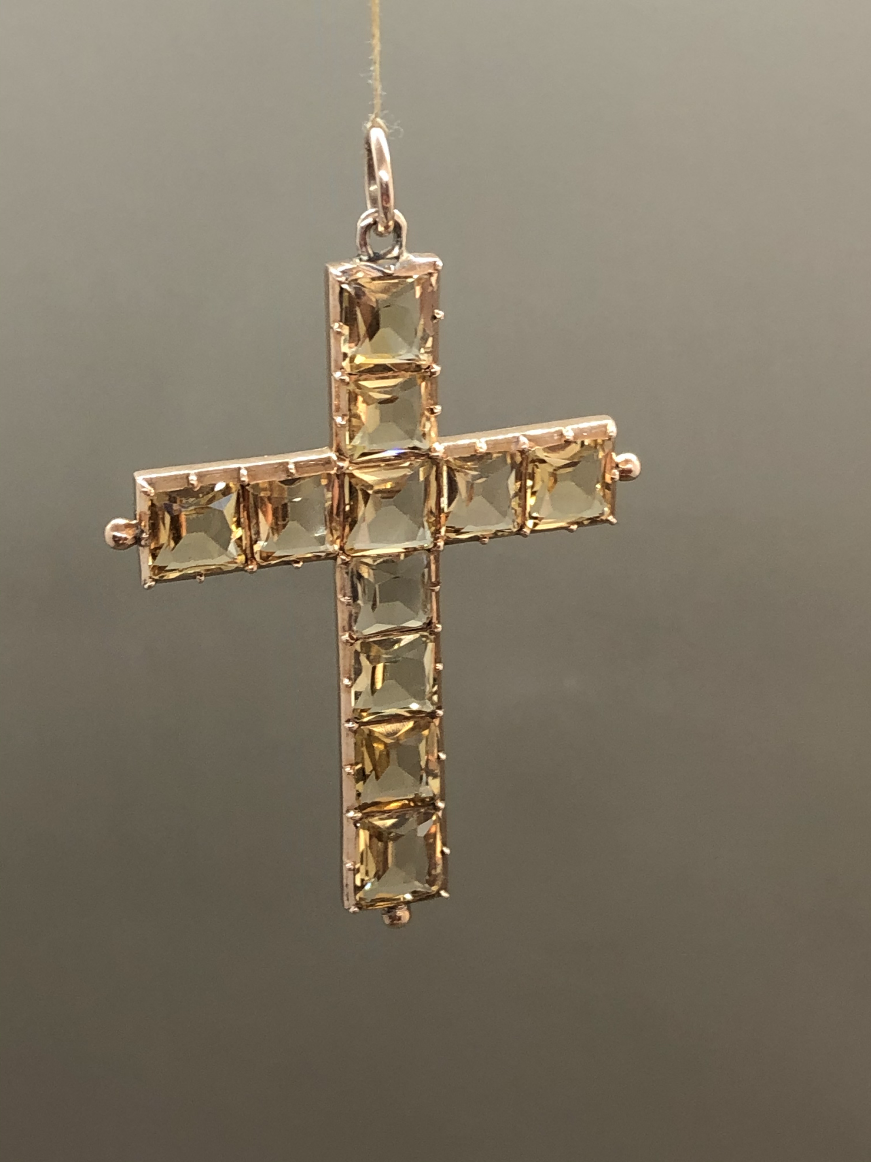 Topaz cross c.1840