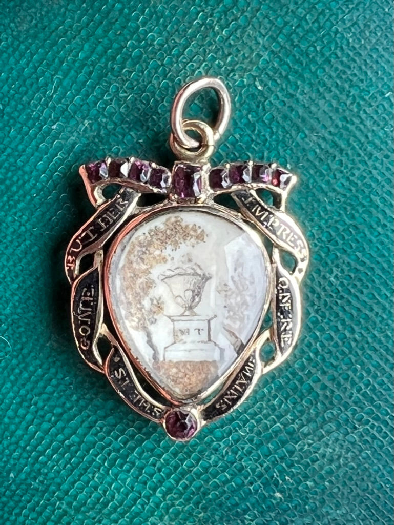 Thumbnail: Georgian Mourning Heart c.1760