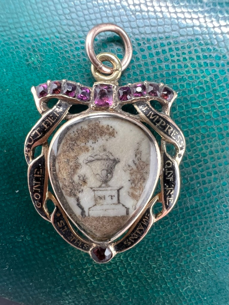 Georgian Mourning Heart c.1760