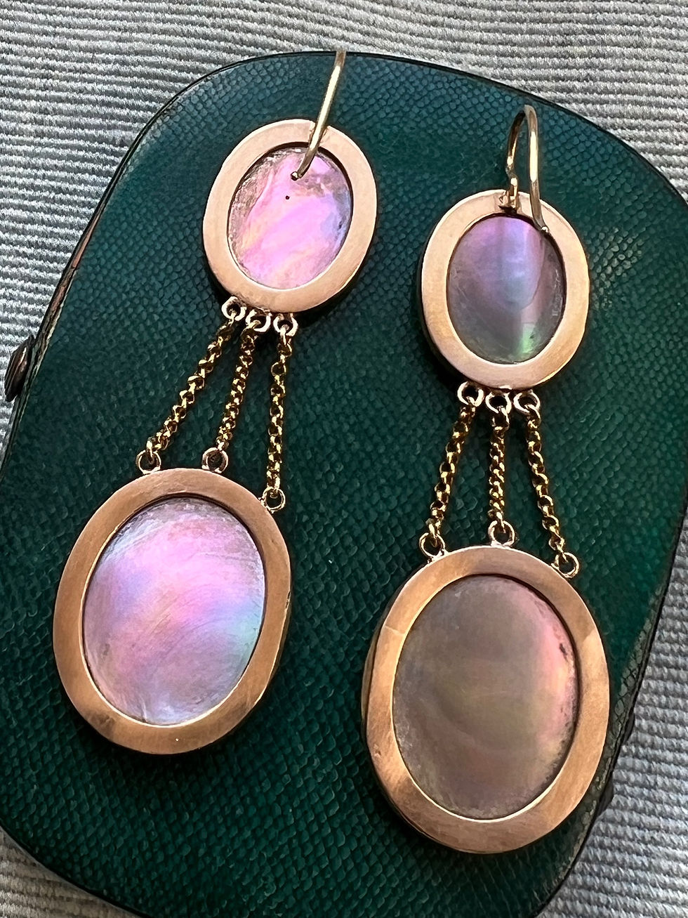 Thumbnail: French Empire Agate Earrings