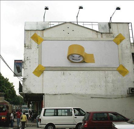 strong tape billboard