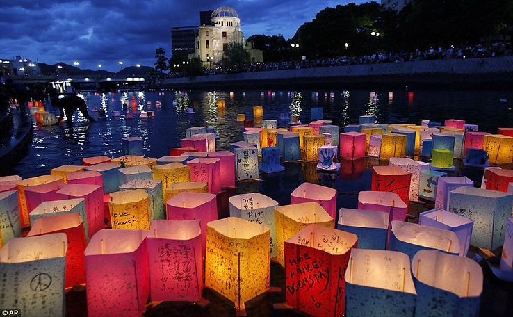 Floating candle prayers