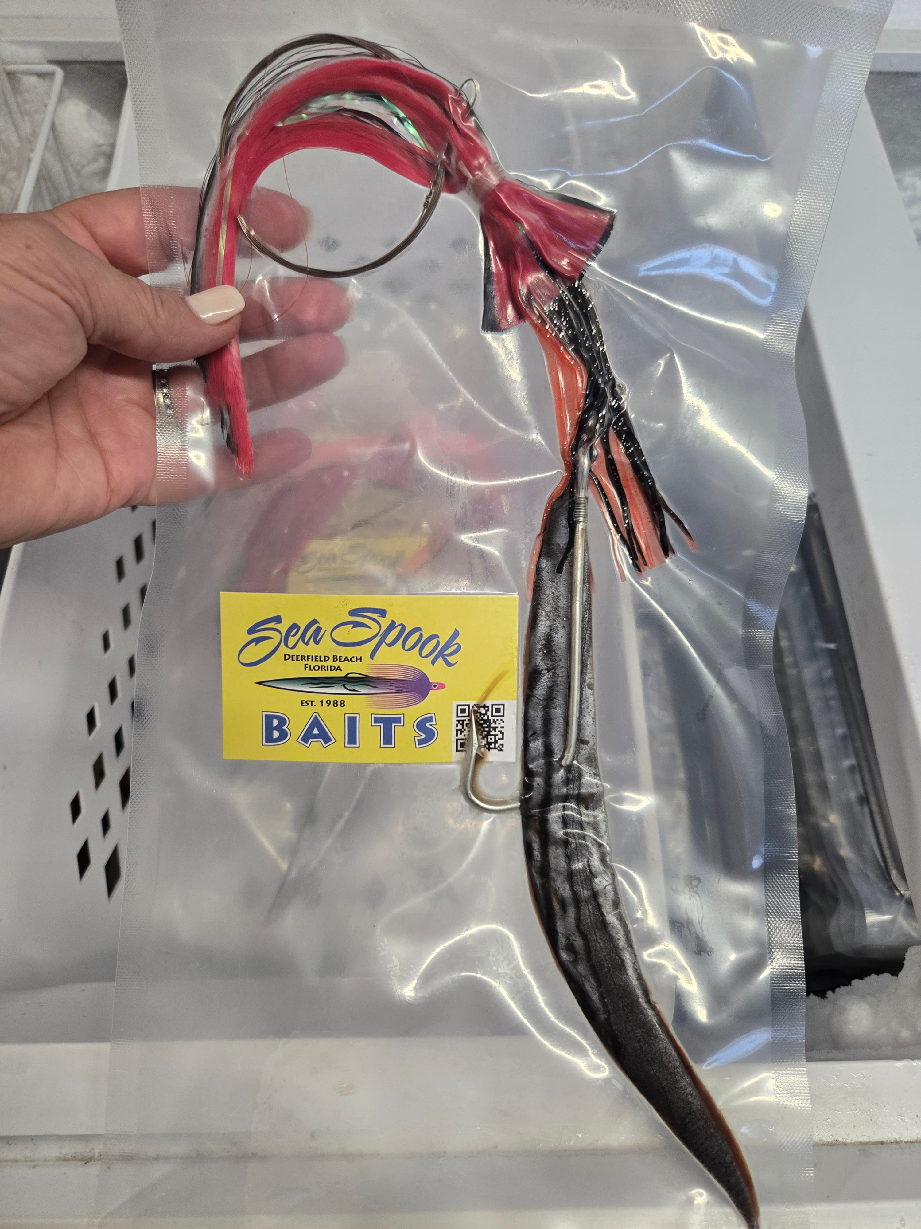 Rigged Bonito Strip | Wire | 12/0 mustad limerick  | 1/4oz  seawitch