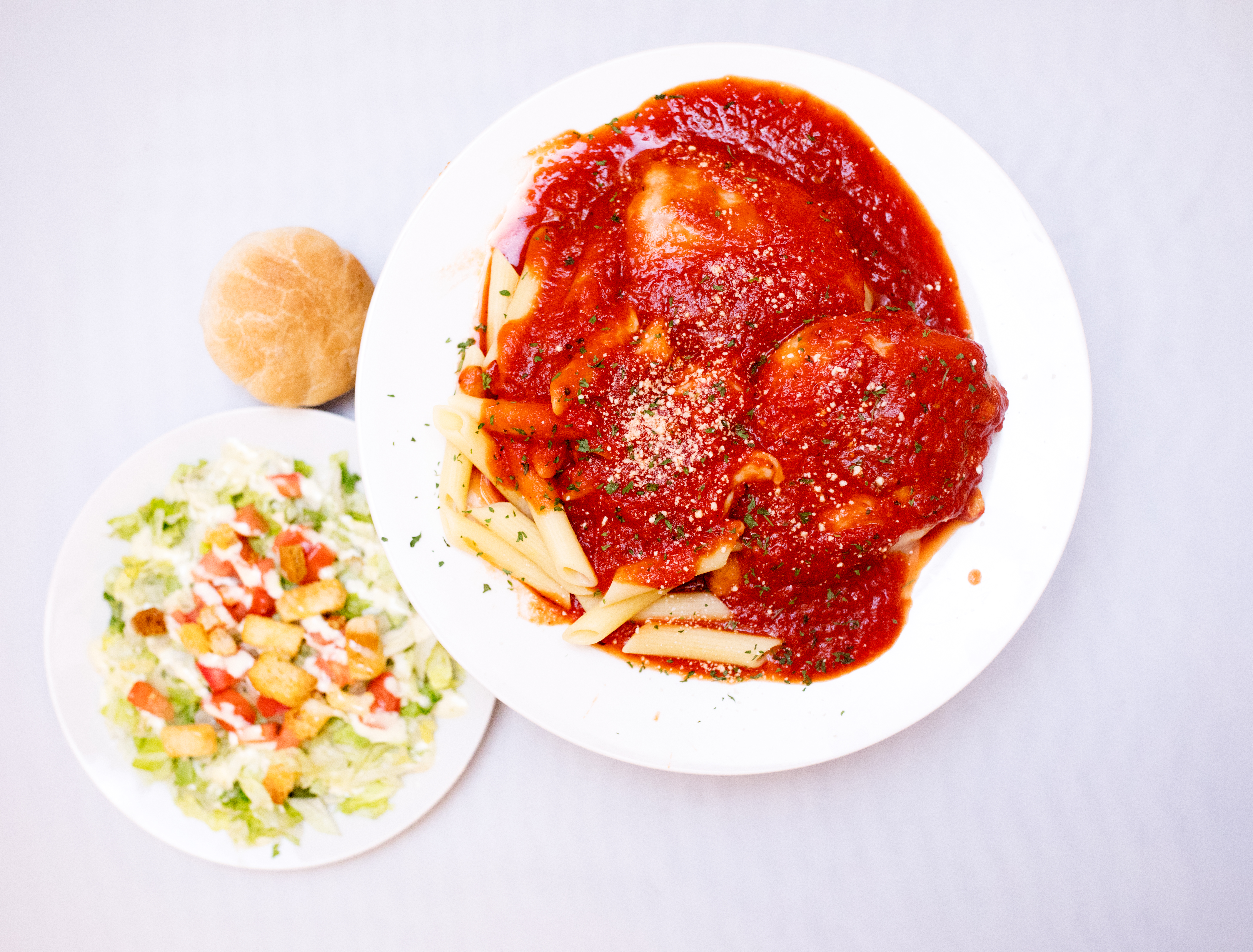 Arranged Food and Objects