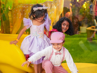 Children enjoying soft play zone in Skadoosh play area Bangalore