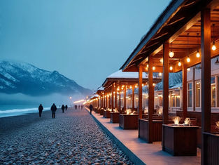 В Краснодарском крае открылись зимние пляжи: их сезон продлится до марта