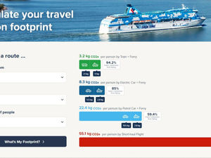 Direct Ferries запускает новый калькулятор углерода