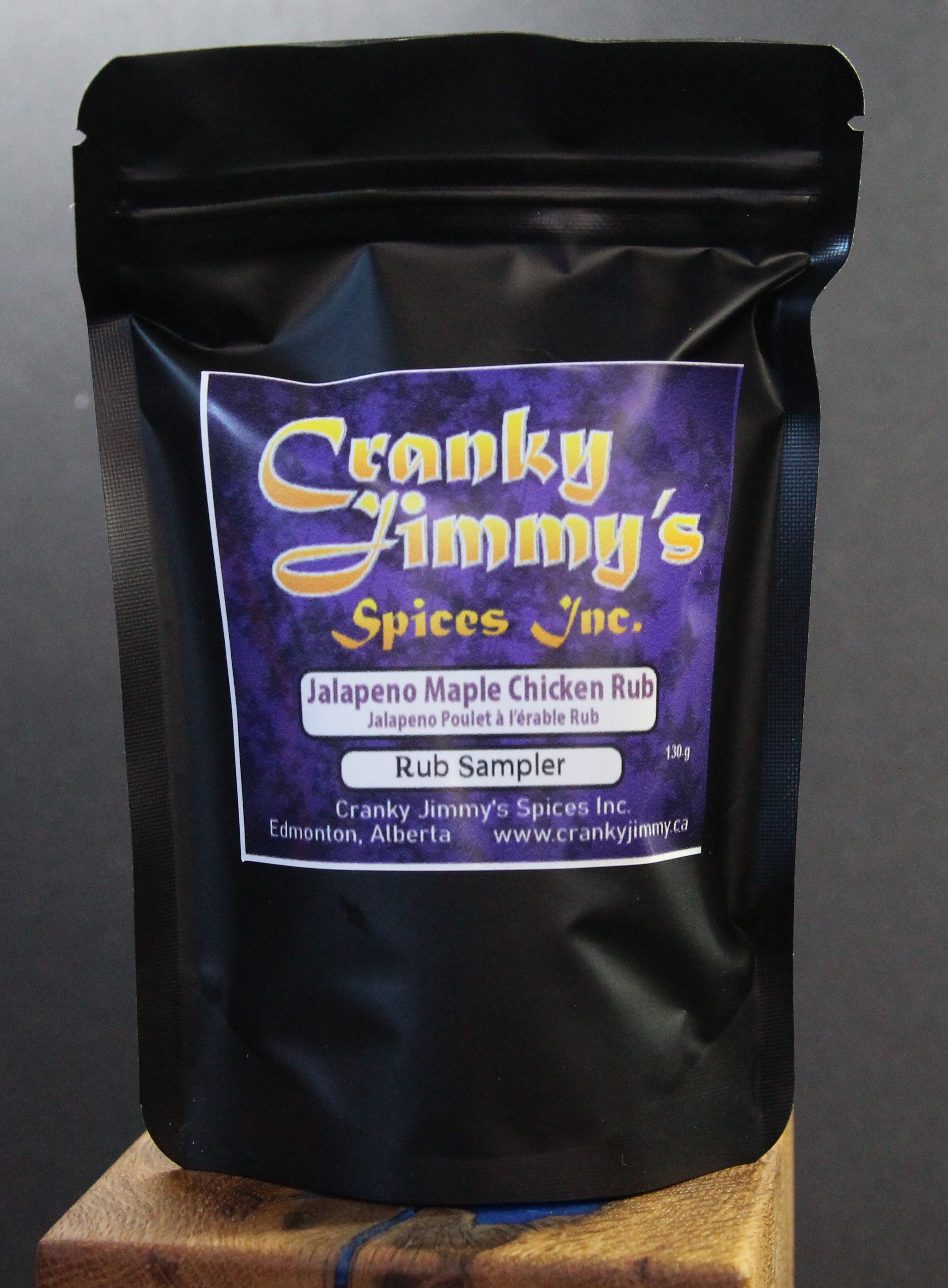 Cranky Jimmy's Jalapeno Maple Chicken Rub Sampler