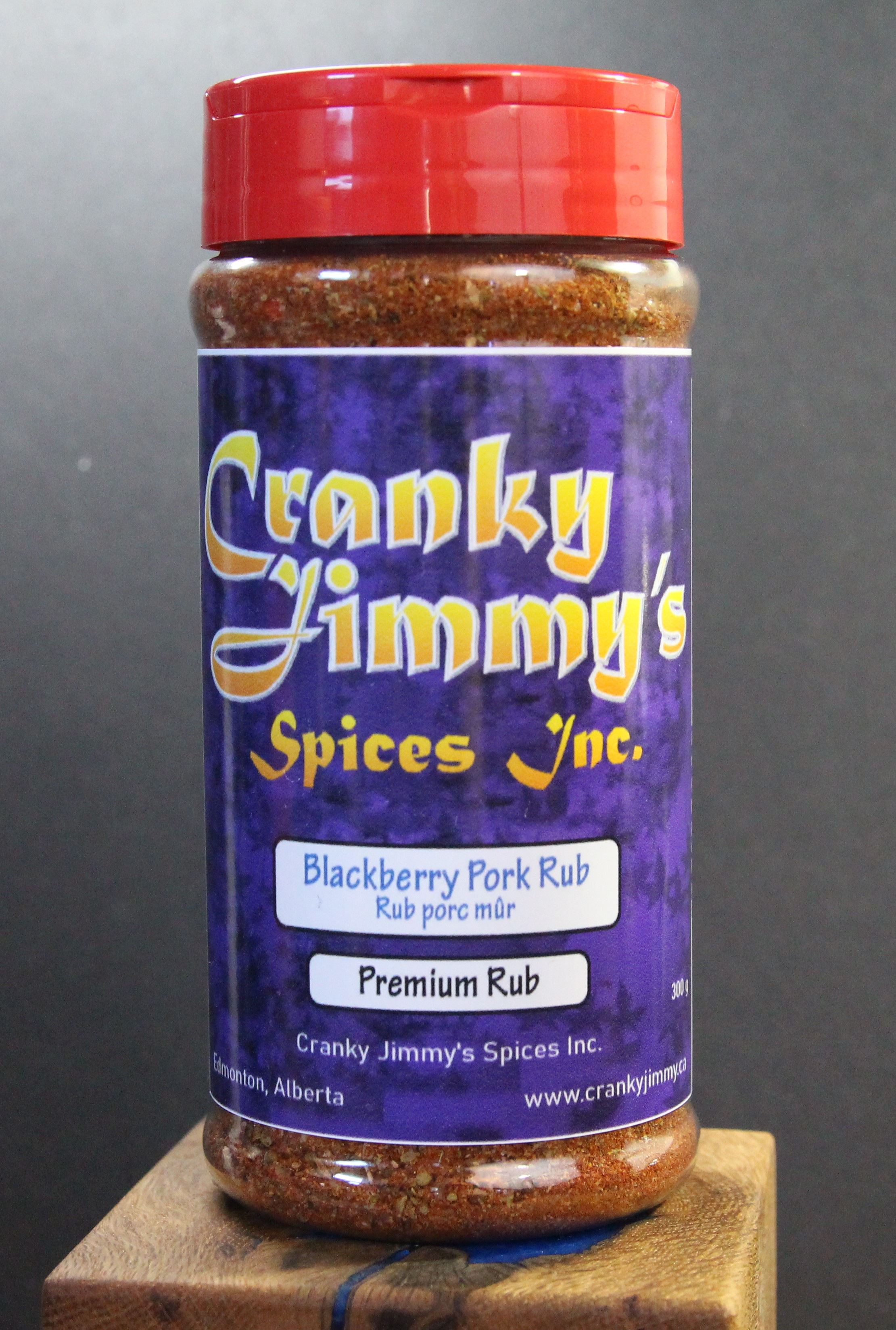 Cranky Jimmy's Blackberry Pork Rub