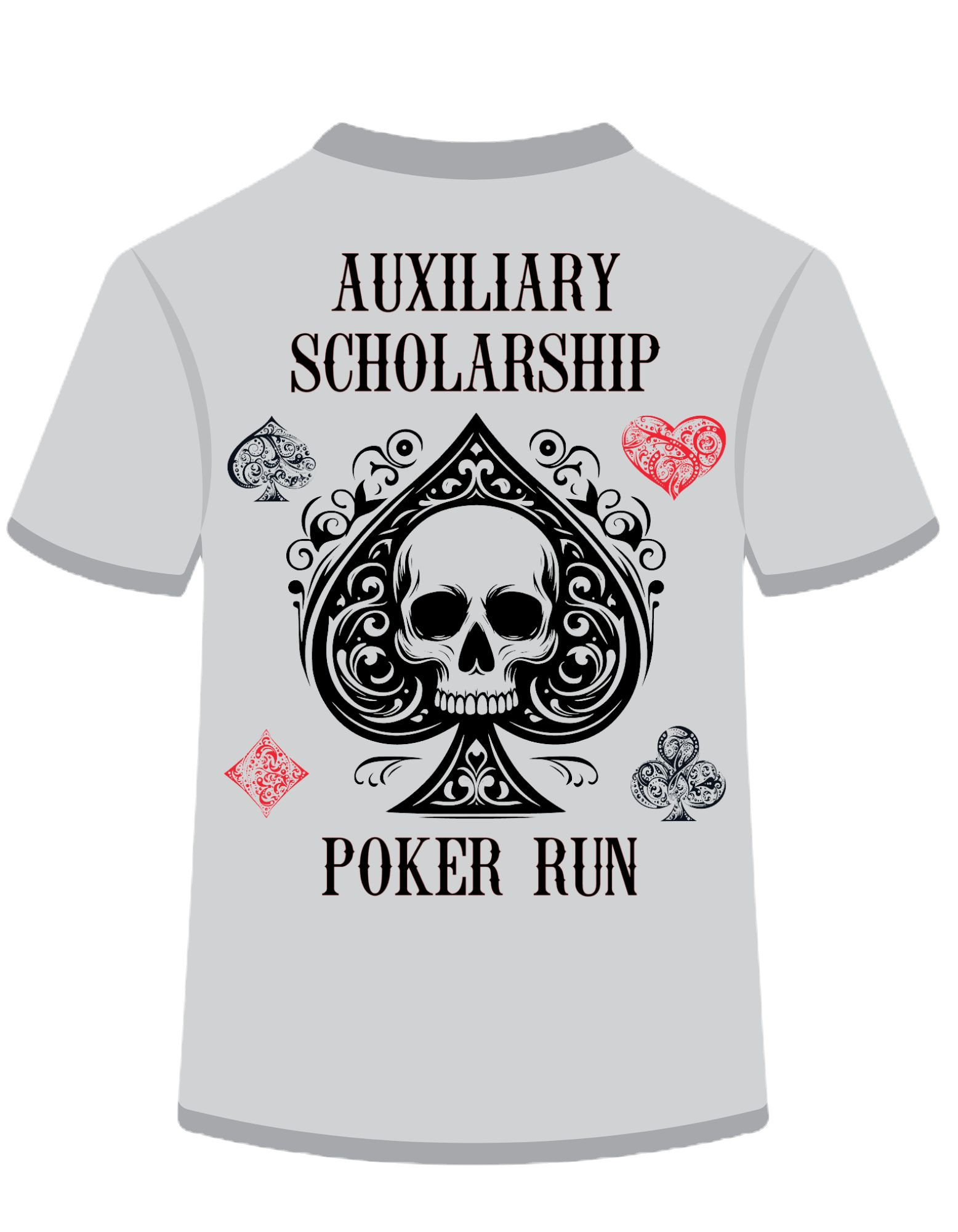 18-8 Aux Poker Run Event Tee
