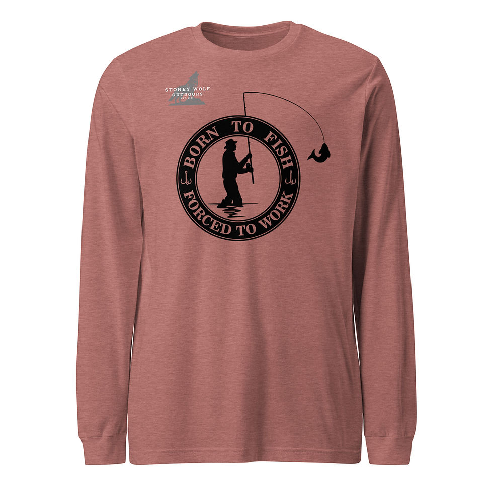 Thumbnail: "Born to Fish" Long Sleeve Tee