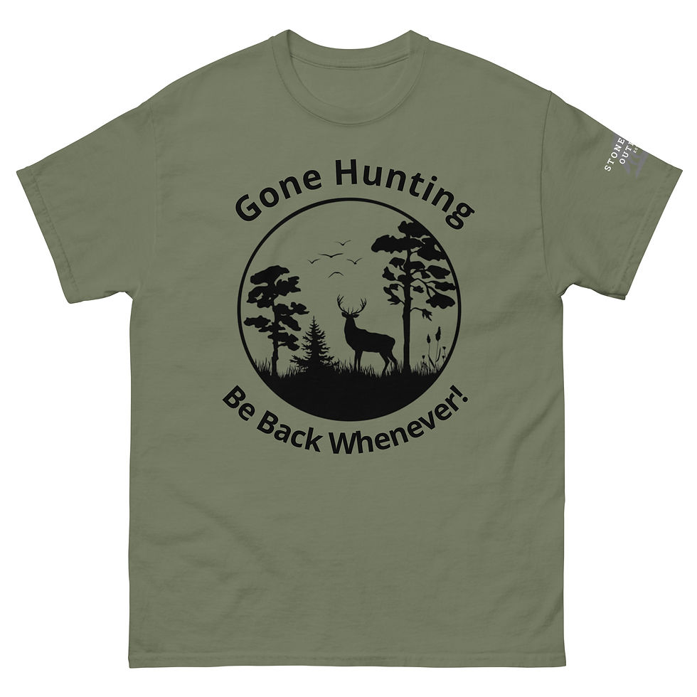Thumbnail: "Gone Hunting, Be Back Whenever!" Unisex classic tee