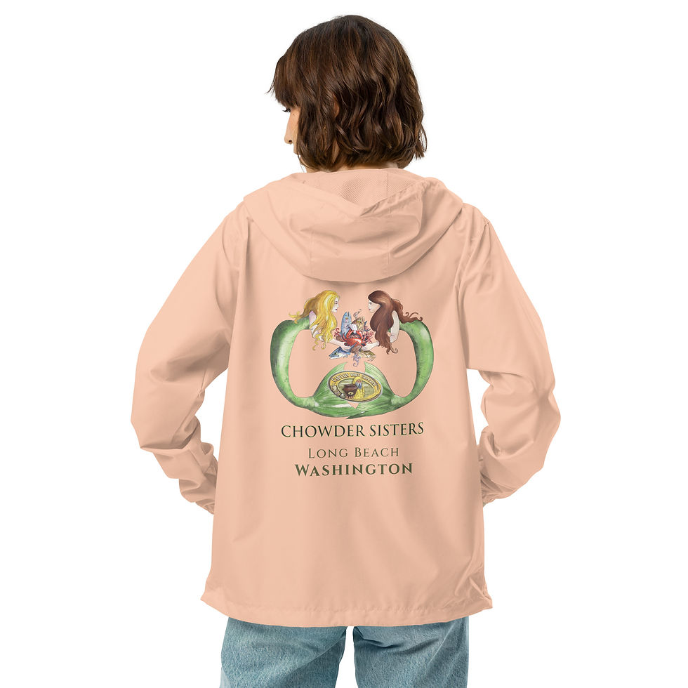 Thumbnail: Unisex lightweight zip up windbreaker