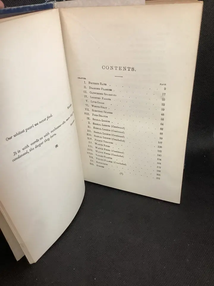 Thumbnail: Golden Gleams of Thought by Rev S P Linn HC Antique 1881 Poetry
