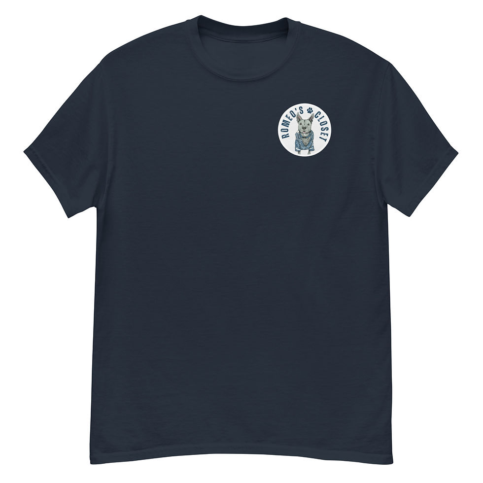 Thumbnail: Romeos Closet Unisex Classic Graphic T-Shirt Dog Lover Apparel Front View