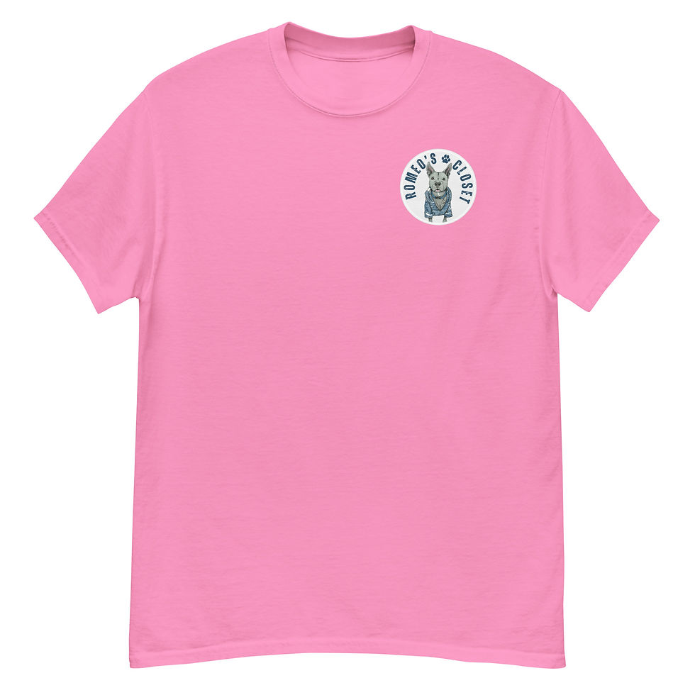 Thumbnail: Romeos Closet Unisex Classic Graphic T-Shirt Dog Lover Apparel Front View