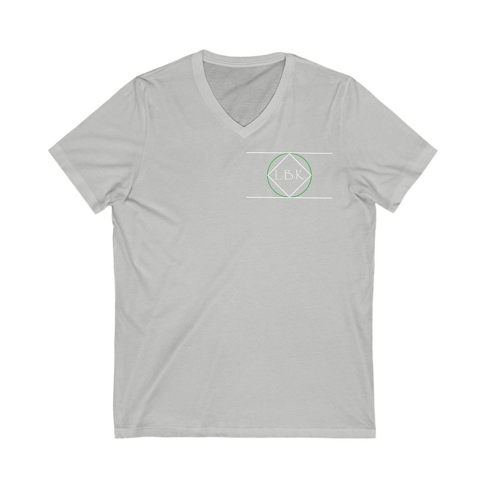 Thumbnail: Men's Short Sleeve V-Neck Tee (Dark)