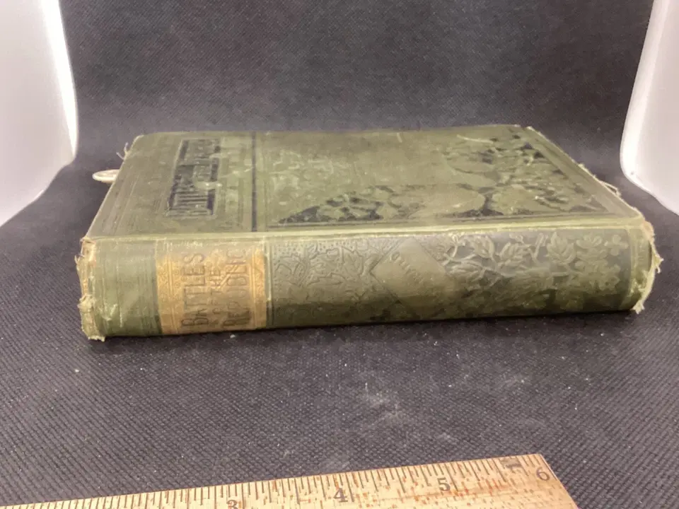Thumbnail: Battles Of The Republic By Land And Sea Alta Edition Hardback 1858