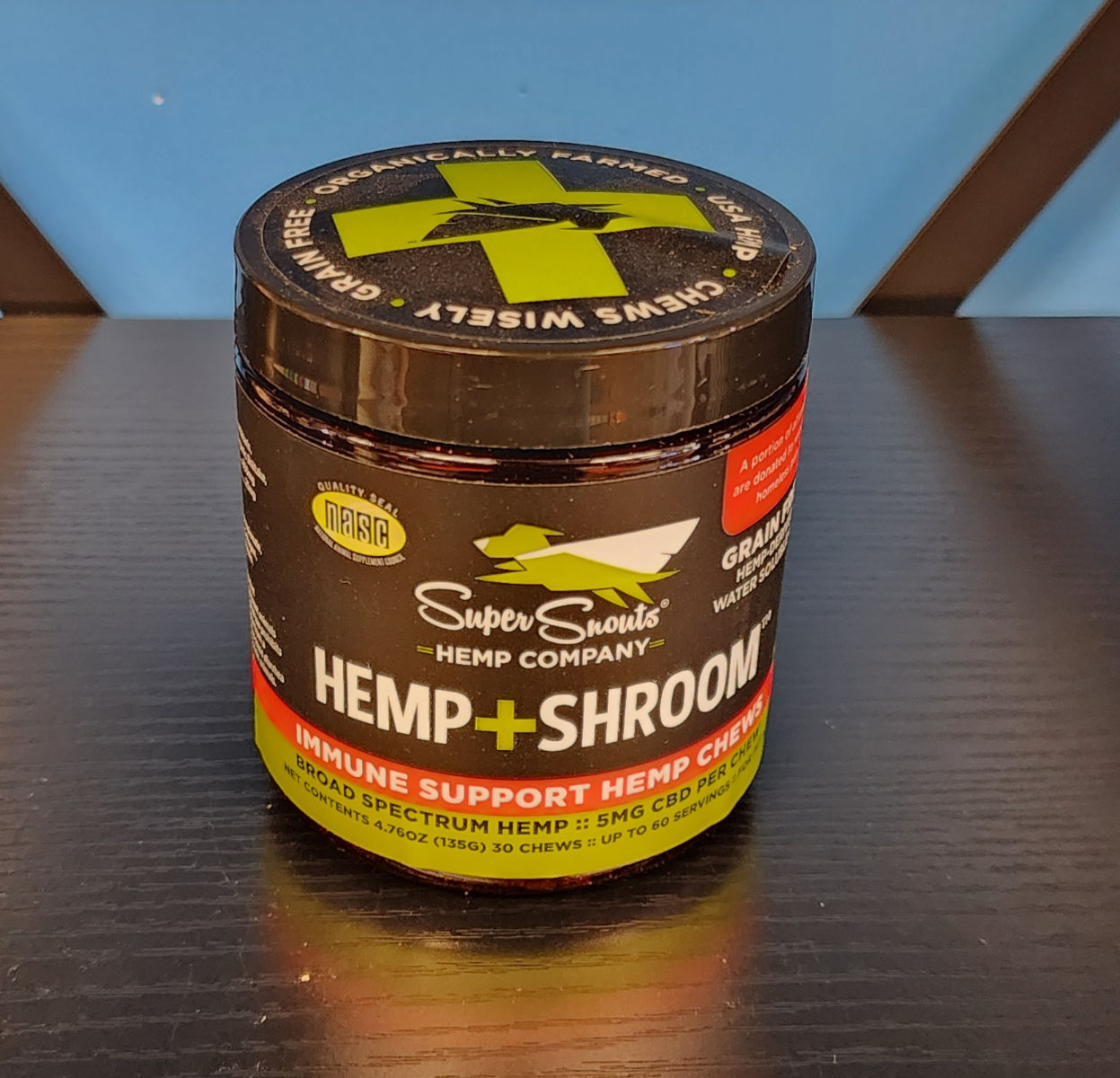 Super Snouts Hemp and Shroom Skin Health Support Dog Chews