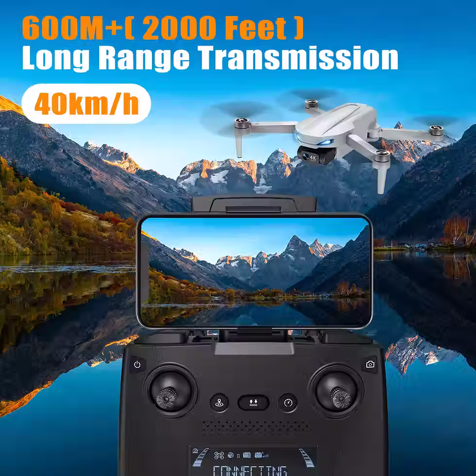 Thumbnail: AUOSHI GPS Drone with 4K Camera for Adults