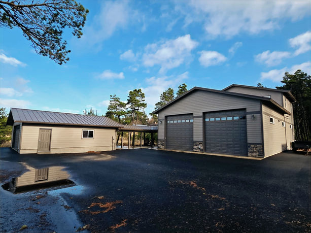 house with detached garage