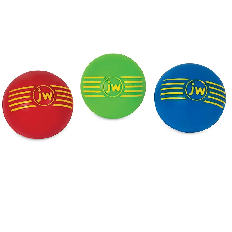 Thumbnail: JW iSqueak Ball Durable Rubber Squeaky Dog Fetch Toy