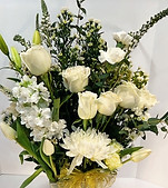 white flowers