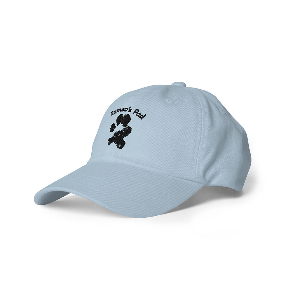 Thumbnail: Romeos Closet Black Logo Adjustable Classic Cap Dog Lover Hat