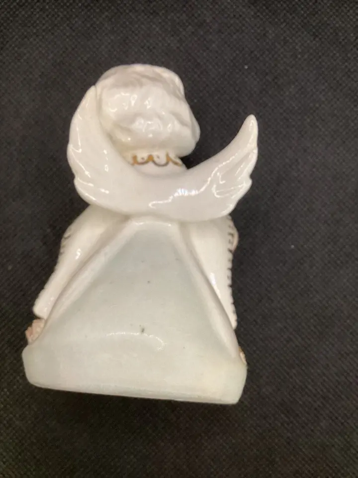 Thumbnail: Angel Playing Accordian Figurine Porcelain Japan 1950’s VTG