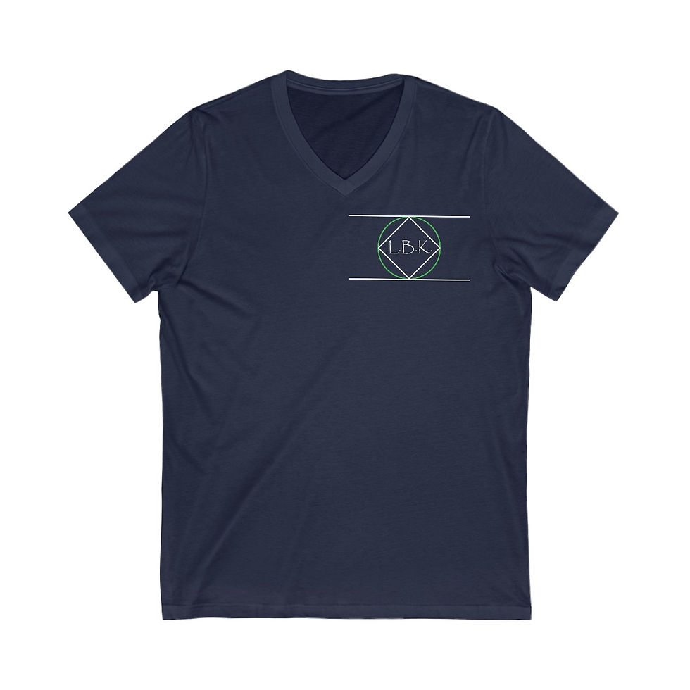 Thumbnail: Men's Short Sleeve V-Neck Tee (Dark)