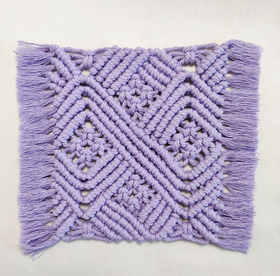 Thumbnail: Macrame Coasters