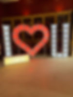 I Heat U light up letters