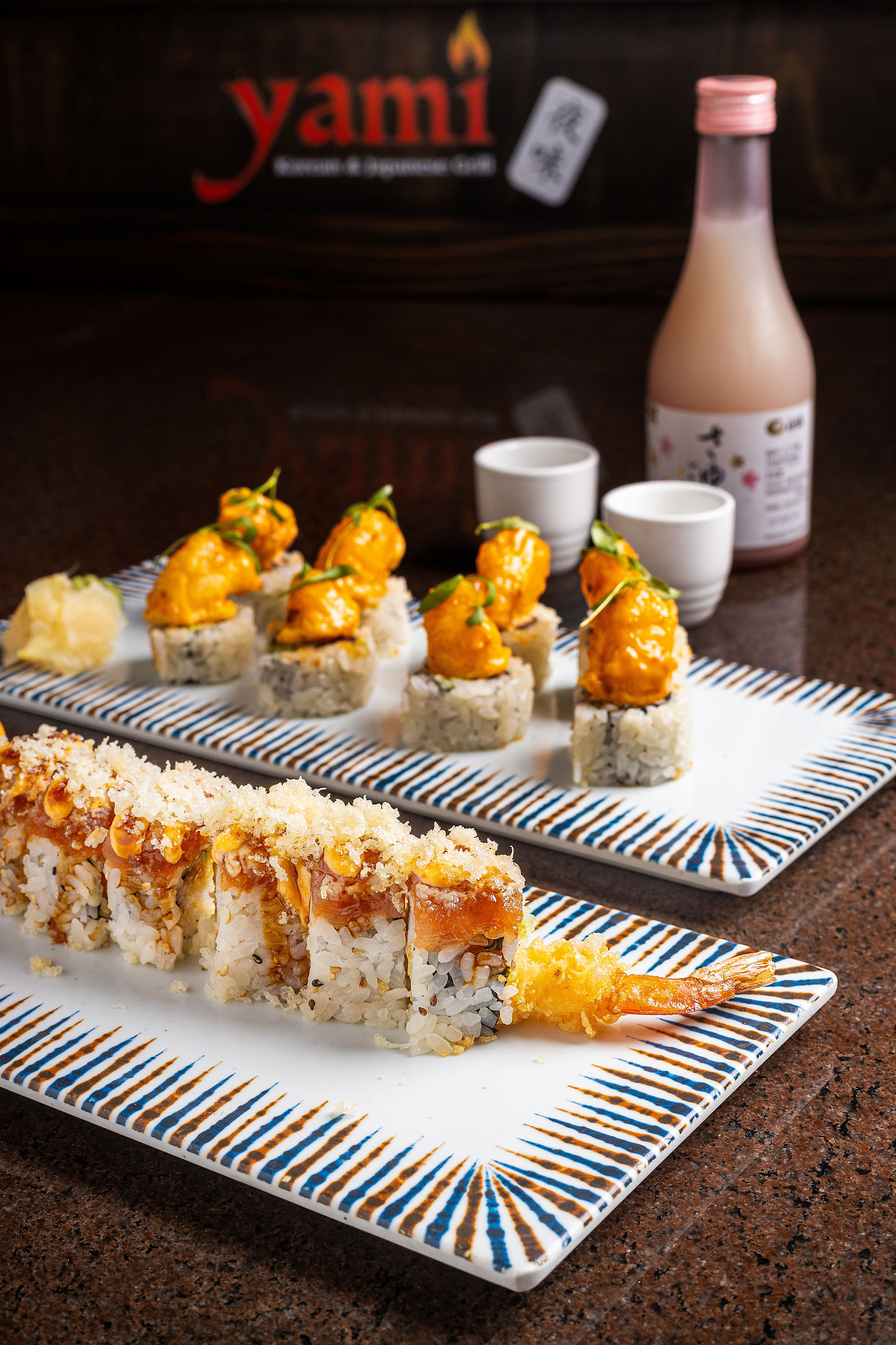 Arranged Food and Objects